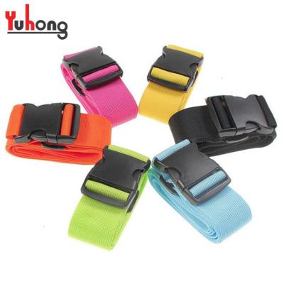 China Custom Plastic / Metal Lanyards Luggage Factory Buckle Password /Digital Hook Lock Luggage Belt Strap For Suitcase Packing Belt for sale