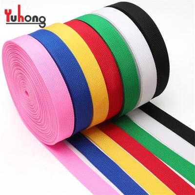 China Custom High Tenacity Nylon Webbing PVC Coated Webbing Bag Car Seat Webbing Strap For Ratchet Straps for sale