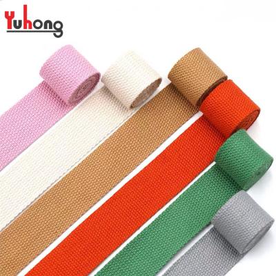 China High tenacity webbing tape wholesale 900d 600d 300d cotton color webbing tape for bags straps for sale