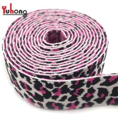 China Factory Supply Elastic Garment Use 100%Nylon Logo Printed Patterned Elastic Band Custom Made for sale