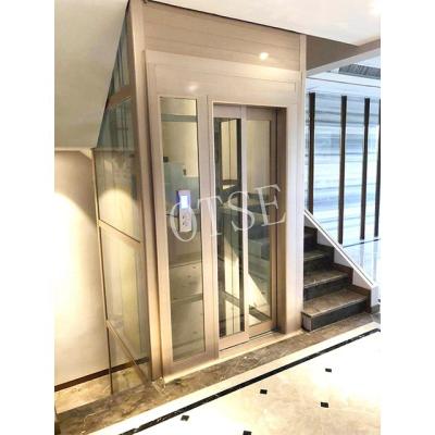 China Residential Elevator Low Noise Home Elevator Panoramic Glass Home Elevator Villa Elevators House Mini Lift for sale