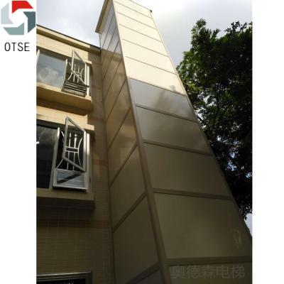 China Residential Elevators Chinese Manufacturer Stable Residential Lift Home Elevator Villa Lift Elevator House Panoramic Glass Elevator for sale