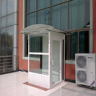 China Panoramic Passenger Elevator Modernize Home Residential Passenger Elevator With Glass Shaft for sale