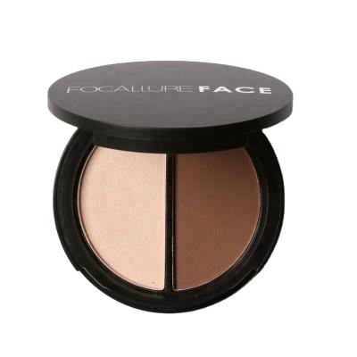 China FOCALLURE Durable Professional Cosmetic Supplier Beautiful Girl 3D Make Up Bronzer Palette for sale