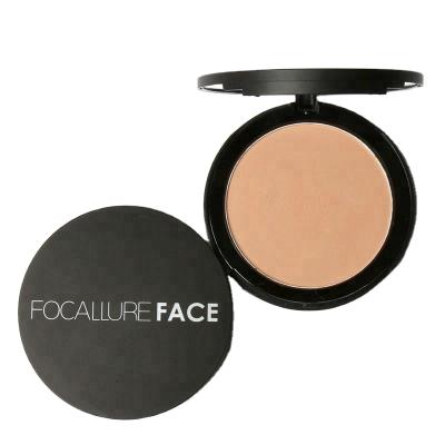 China High Quality Sunscreen Focallure Makeup Face Cake Pressed Powder Foundation Best For Oily Skin for sale