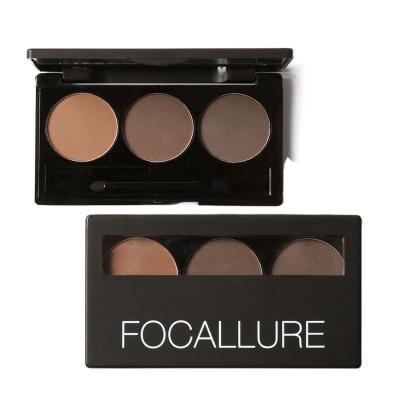 China Other Focallure Pro 3 Colors Eyebrow Enhancers No Dizzy Long Lasting Eye Makeup Eyebrow Shadow for sale