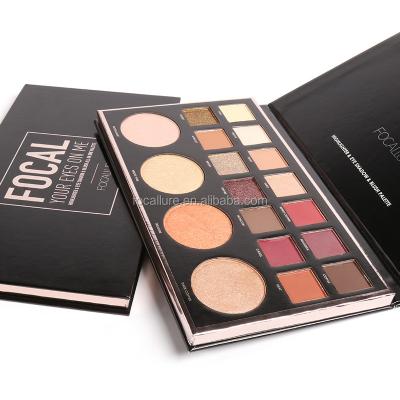 China Waterproof Focallure Most Popular Product In Asia's Great Gillter Color And Matte Eyeshadow Makeup Eye Palette 18 for sale