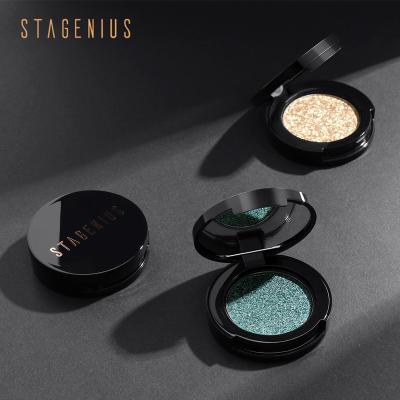 China High Quality Wholesale Waterproof Simple Cosmetic Eye Shadow Stagenius Shimmer Shimmer Long Lasting Eyeshadow for sale