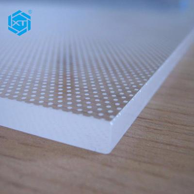 China Hot Sale Laser Dot Led Light Guide Plate High Clear Pmma Signage Acrylic Sheet For Lgp for sale