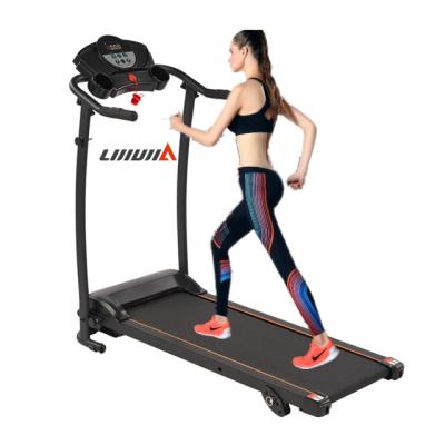 China Lijiujia foldable 1.0hp electric profesional motorized compact fitness exercises treadmill home gym machine for sale