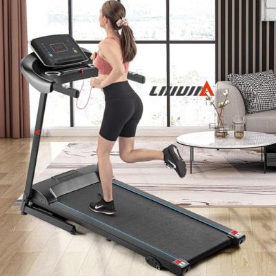 China Lijiujia Folding 100kg Max Weight Home Use Treadmill 1.75hp Exercise Fitness Home Electric Fitness Machine for sale