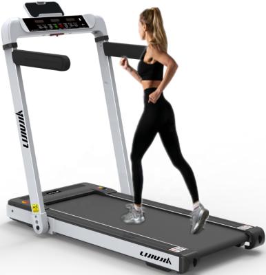 China Lijiujia Wholesale Stock Fitness Commercial Ultra Thin Portable Flat Treadmill For Home Use Pad Walking Walking Machine With Handle for sale