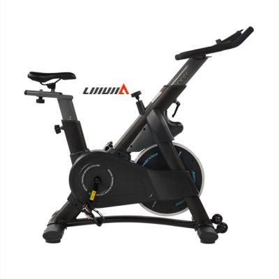 China Home Use Lijiujia Fitness Professional Electric Exercise Bike Cycle Flywheel Indoor Premium Home Workout Spinning Bike for sale