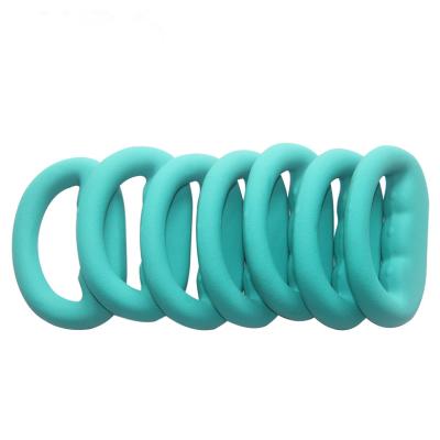 China LIJIUJIA Fitness Home Physiotherapy Exercises and Fitness D Shaped Color Hex Rubber Dumbbells for sale