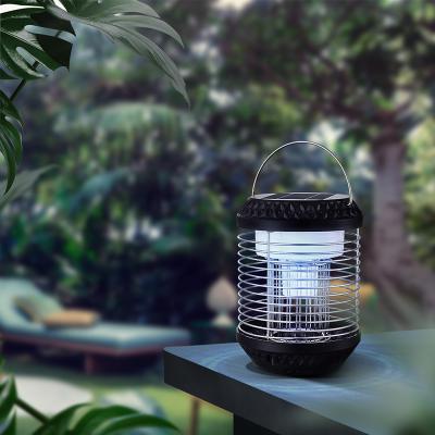 Κίνα Led Outdoor Electric Mosquito Repellent Bug Zapper Solar Powered Camping Insect Pest Usb Recharge Anti mosquito killing lamp προς πώληση