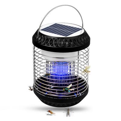 China Led Outdoor Camping Multifunctional Electronic Insect Rechargeable Fly Traps Bug Zapper Solar Landscape Mosquito Killer Lamp Te koop