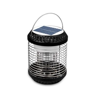 China Led Outdoor Camping Multifunctional Electronic Insect Trap Rechargeable Mosquito Killer Lamp Solar Bug Zapper Te koop