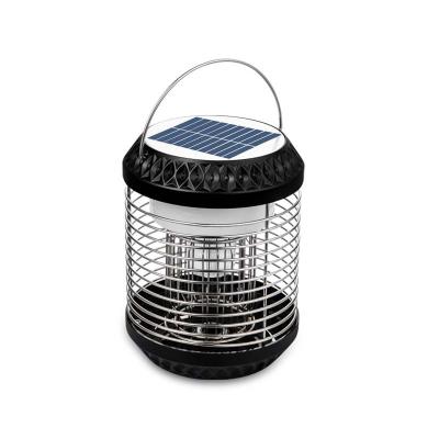 China Solar 2 In 1 Led Outdoor Camping Mosquito Killer With lighting function Home Mute Bug Zapper Pest Control Lamp Fly Traps for sale