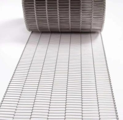 China Heat Resistant Flat Flex Wire Mesh Conveyor Belt for Pizzas for sale