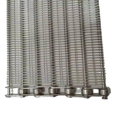 China Food Drying Mesh Belt Stainless Steel Eye Link High Temperature Resistant Heat Resistant Conveyor Belt for sale