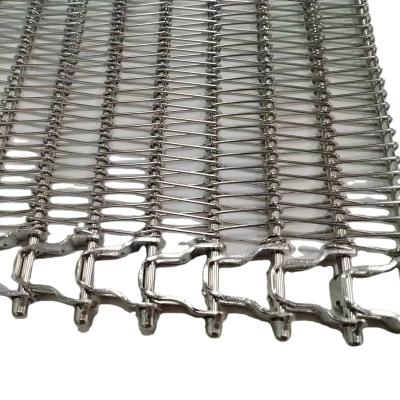 China Good Quality Corrosion Resistance Heat Resistant Spiral Wire Mesh Conveyor Belt for sale