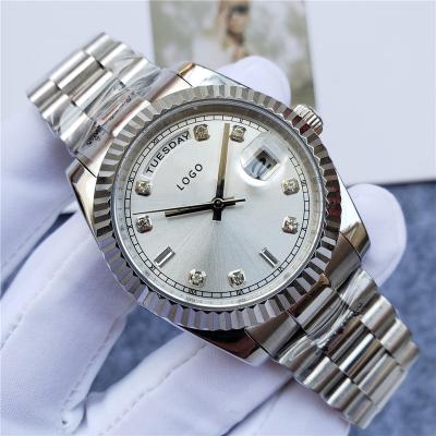 China Customized Day/Day Logo Mechanical Mechanical Watch Forwom Watches By Date Sapphire Mirror Women Waterproof Automatic Date Men's Watches for sale