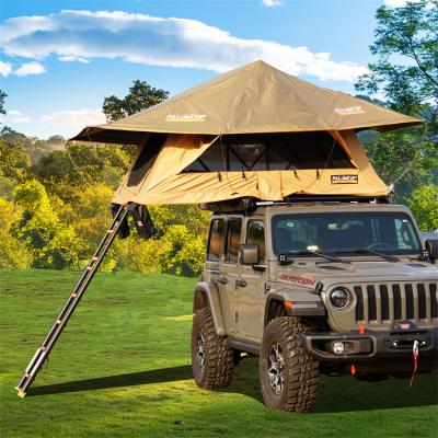 China High Quality Aluminum Off-Road Foldable Soft Roof Vehicle Car Top Tent 3-4 Person Roof Top Camping Car Tent Upright With Annex for sale