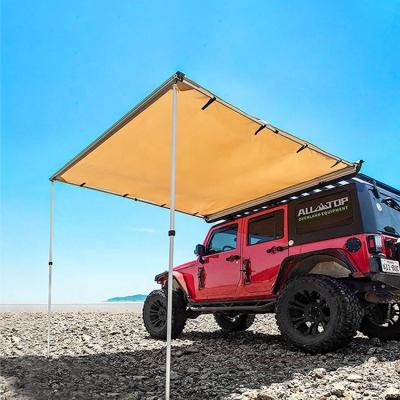 China Diagonal Tie Type High Quality Waterproof 2*2.0m Off Road Side Tent For 2-4 Person 180 Degree Outdoor Tent Customized logo for sale