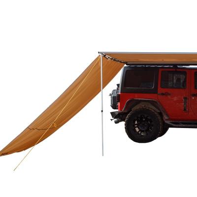 China Diagonal Tying Type Custom Outdoor Camping Sunshade Portable 4X4 Side Tent 3-4 Person Pop Up Tent With Side Walls for sale