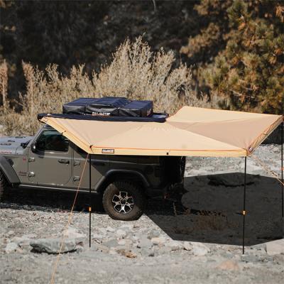 China Diagonal Tying Type Foxwing Vehicle Tent Sun Shelter 270 High Quality Portable Car Side Tent For Sale for sale