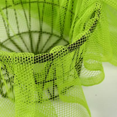 China Polyester Fabric Mesh Hex Mesh Fabric Flame Retardant Mesh Fabric For Laundry Bag for sale