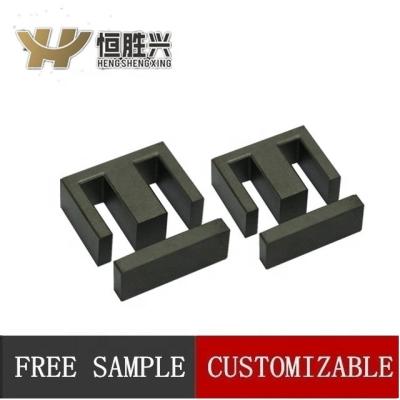 China industrial type pc40 ferrite smps transformer core soft ferrite high frequency transformer soft magnet EI33 ferrite core for sale