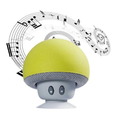 China Mini Cute Mini Portable Music Waterproof Shower Mushroom Shaped Rechargeable Wireless Speaker for sale