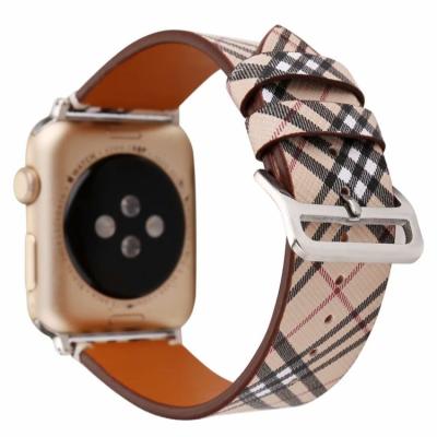 China Eco-friendly Factory Directly For Apple Watch Band Leather Iwatch Band Strap Leather Watch Adapter Price for sale