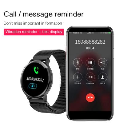 China Automatic Round Monitor Sleep Tracker Color Fitness Wristbands Heart Rate Pedometer Sports Focus Smart Bracelet for sale