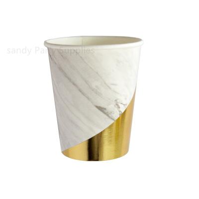 China Biodegradable Wholesale Price 270ml 9.5oz Food Grade Paper Cup Drinks Food Grade Paper Cold Paper for sale