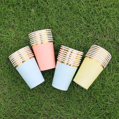 China Food Grade Wholsale 9.5oz Double Wall 270ml Paper Cups Paper Cups Food Grade Paper 8 People for sale