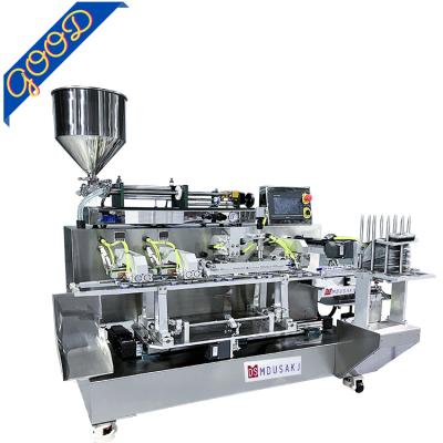 China Automachine 2021 new small automatic plastic packaging machine price in India cream filling pouch sealed liquid packaging machine for sale