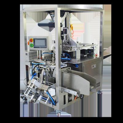 China Automachine high quality folding filling machine for mask products. 4-50ml liquid filling machine for sale