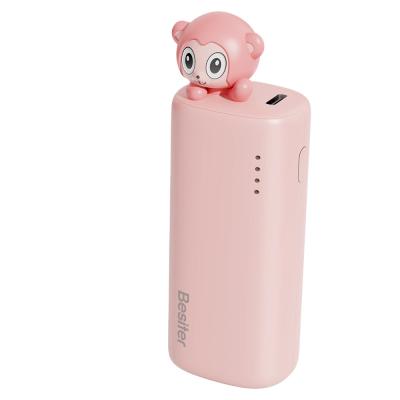 China BST-01041 MINI lipstick size powerbank 4000 mAh portable charger power banks for phone charging figure mini power banks for sale