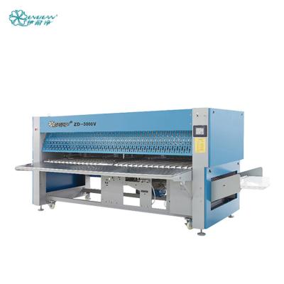 China A Stainless Steel Basion Laundry Sheet Folder Automatic Laundry Folder Industrial Electric Ironing Machine for sale