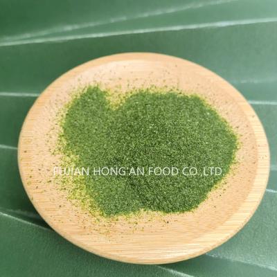 China Crispy Aonori Seaweed Powder Flakes Green Laver Seaweed For Salads Soups for sale