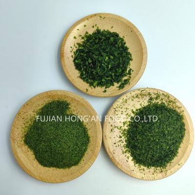 China Aonori Green Laver Dried Seaweed Flakes For Storage Instructions Store In A Cool for sale