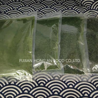 China Umami Flavor 10kg Aonori Dried Nori Flakes , Aonori Dried Seaweed Total Fat 0g to Make Biscuit for sale