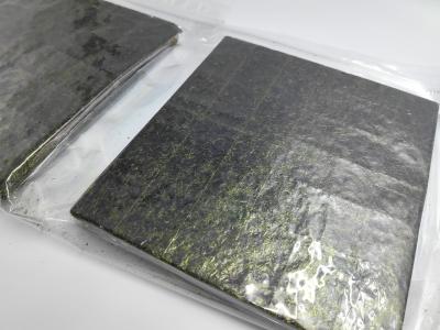 China 28g Japan Import Roasted Seaweed Sea Vegetable Sushi Yaki Nori 10PCS Full Sheets Half Sheets for sale