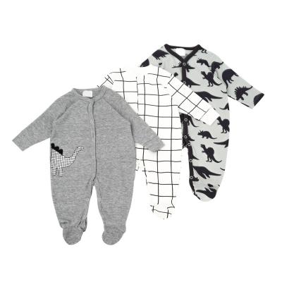 China Autumn Child Kid Clothes High Quality Baby Romper Toddler Pajamas Overall 100% Newborn Letter Print Underwear for sale