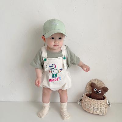 China 2023 Wholesale Custom Pattern Cotton Romper Cotton Breathable Quick Dry Overall / Cotton 2023 Logo Size High Quality Cute for sale