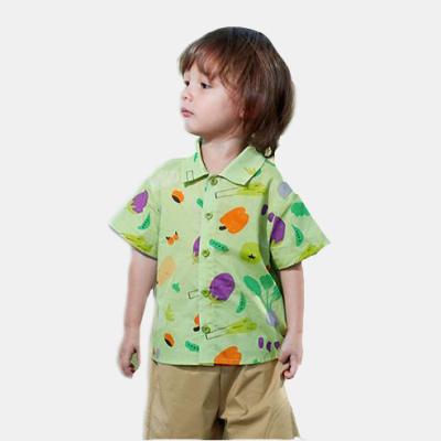 China 2023 Low MOQ Breathable Hot Sale High Quality Fashion Cute Sublimation Pattern Colorful Shirts For Kids Boys for sale