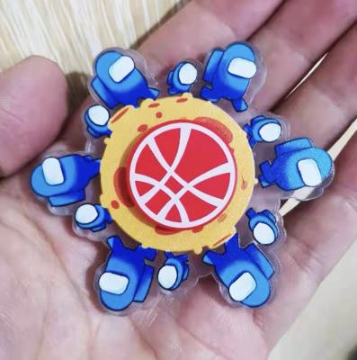 China Wiggle Person Toys Running Tik Tok Toys Gifts Hand Fingertip Spinner 2021 New Hot Stress Relief Acrylic Finger Anime for sale