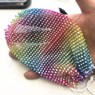 China 2020 New Eco-Friendly Recyclable Luxury Rhinestone Party Stone Mask Bling For Face for sale